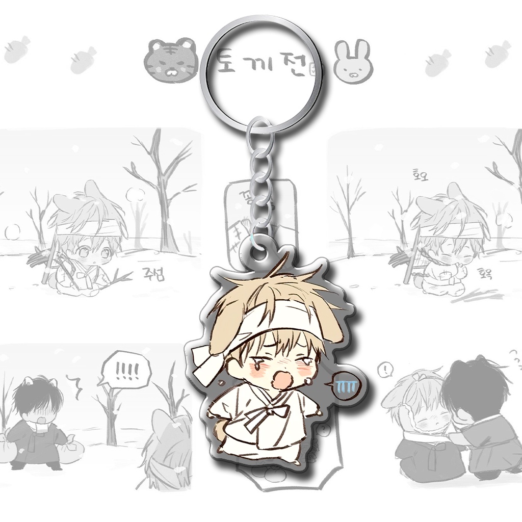 Móc khóa No Love Zone chibi ngoại truyện cute dễ thương phụ kiện shop HM Decor