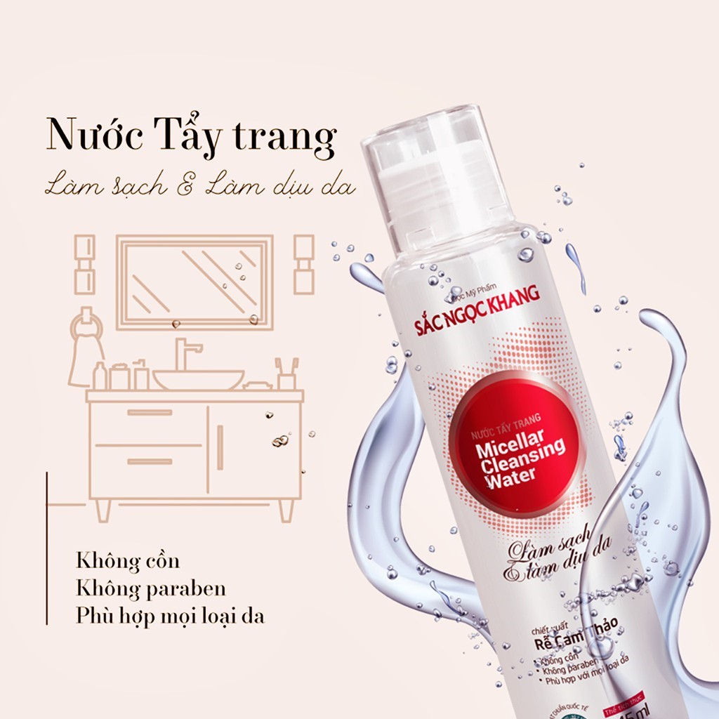 Nước Tẩy Trang Sắc Ngọc Khang 145ml