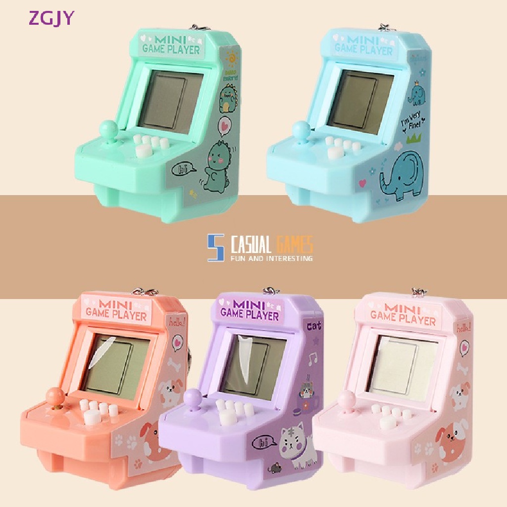 Máy Chơi Game Cầm Tay Mini ZGJY Kèm Móc Khóa Phong Cách Retro Mới