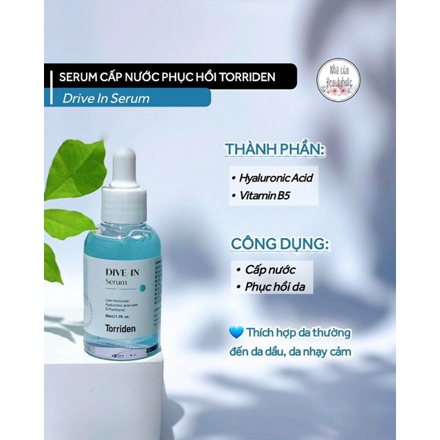 Serum dưỡng da phục hồi da Torriden Dive In Serum