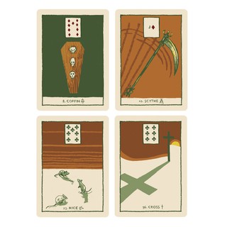 Bộ Bài Green Glyphs Lenormand - 2nd Edition (Guu Tarot Shop)