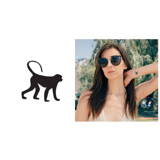 Khuôn hình xăm con khỉ