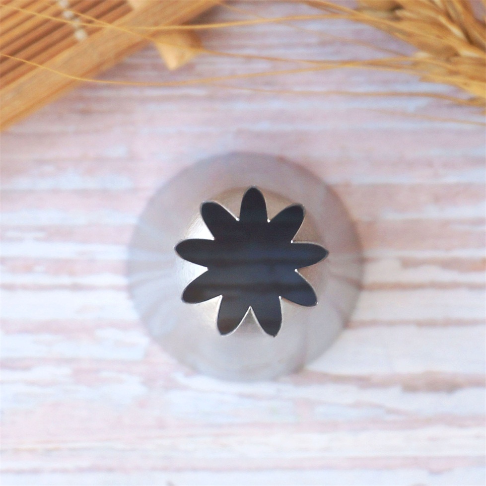 #Đuôi Bắt Bông Kem Bằng Thép Không Gỉ C9 9 Răng