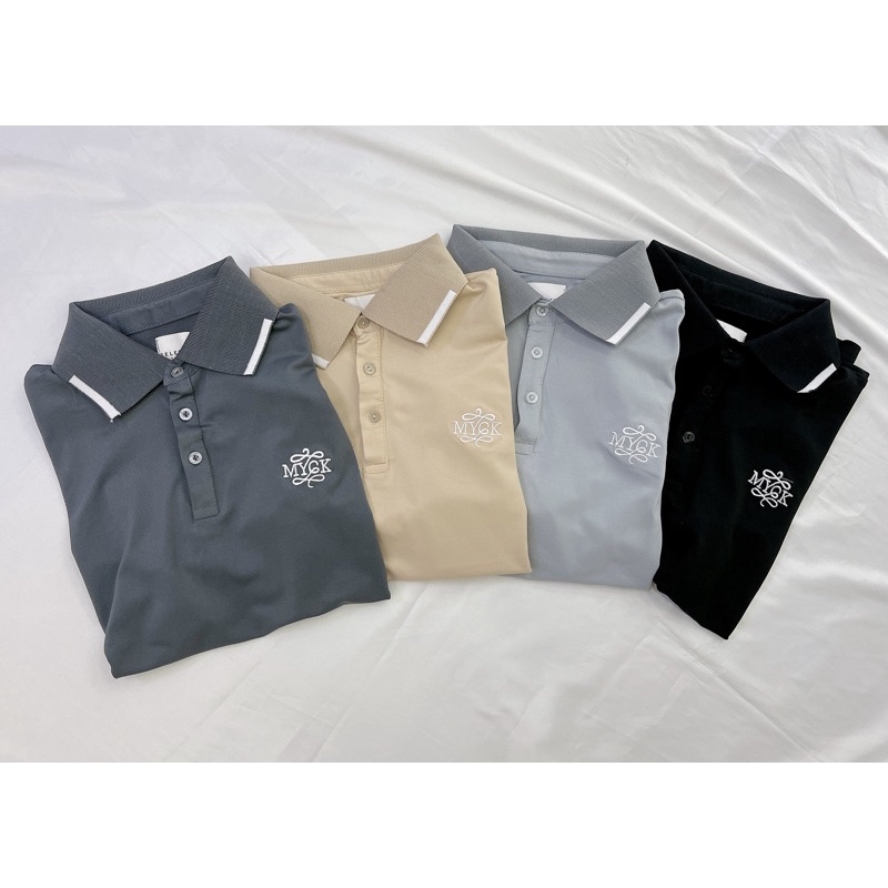 BÁN SỈ ÁO POLO THÊU CHỮ MGYK CHO NAM | BigBuy360 - bigbuy360.vn