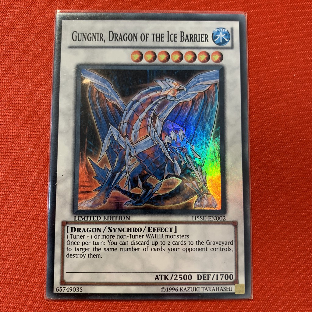 [EN-JP][Thẻ Bài Yugioh Chính Hãng] Gungnir, Dragon of the Ice Barrier