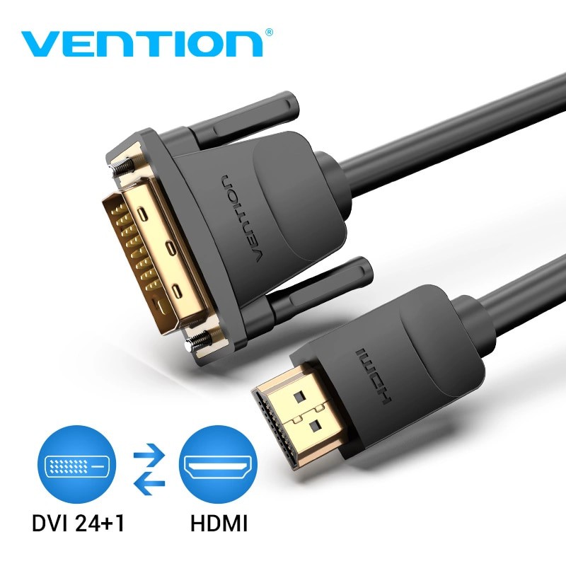 Cáp chuyển đổi 2 chiều HDMI và DVI 24+1 Vention ABFBG