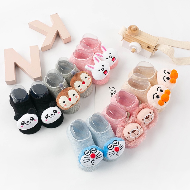 Tất vớ cho bé hình thú đế chống trượt xuất Nhật chọn mẫu KIẾN BABY STORE