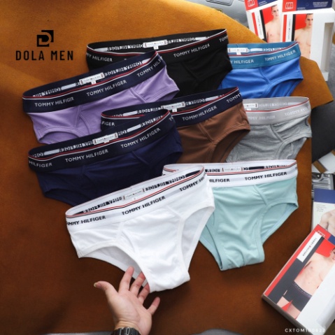 Quần Lót  Nam TAM GIÁC Tommy Hilifiger Có Cửa Vải Lụa Mát 4D Cực Mịn hàng Cao Cấp chính hãng
