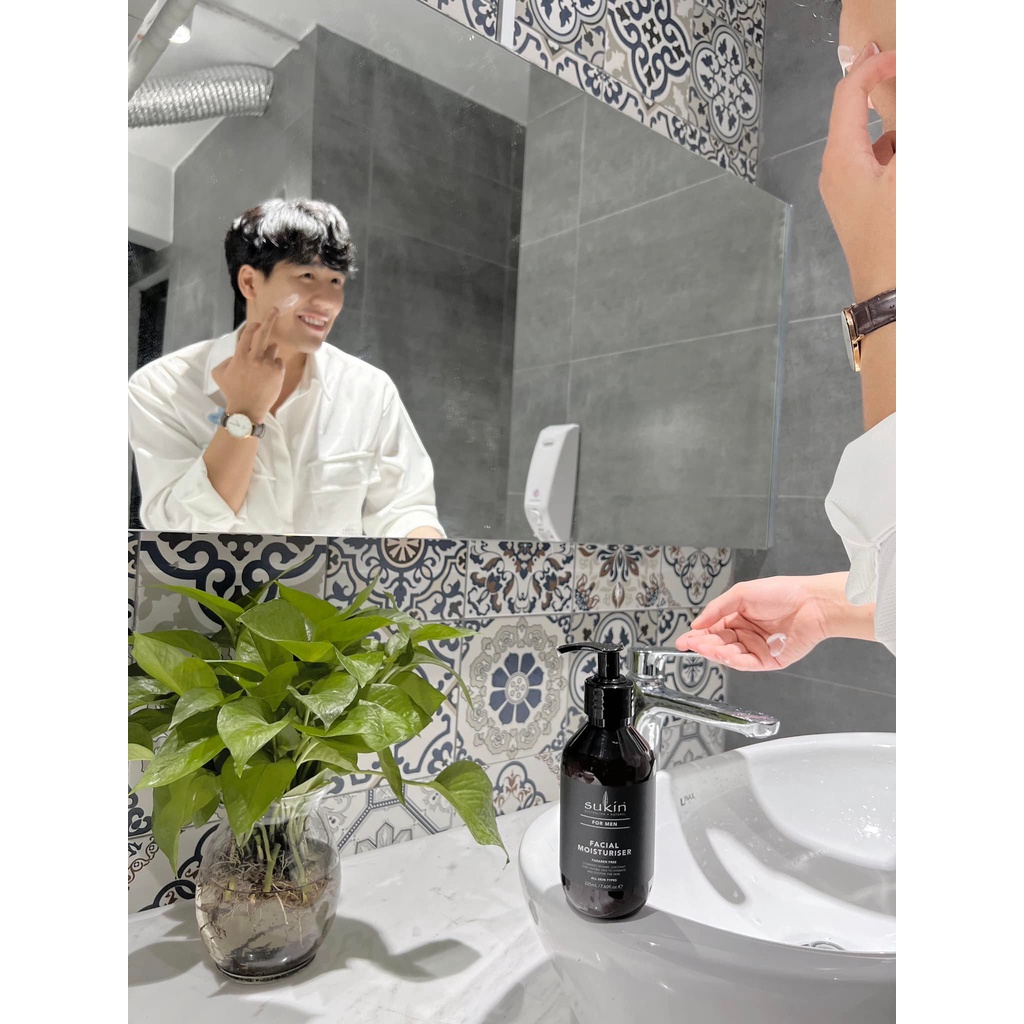 Sukin Sữa Rửa Mặt Sukin Sạch Bụi Bẩn Dành Cho Nam For Men Facial Cleanser 225ml