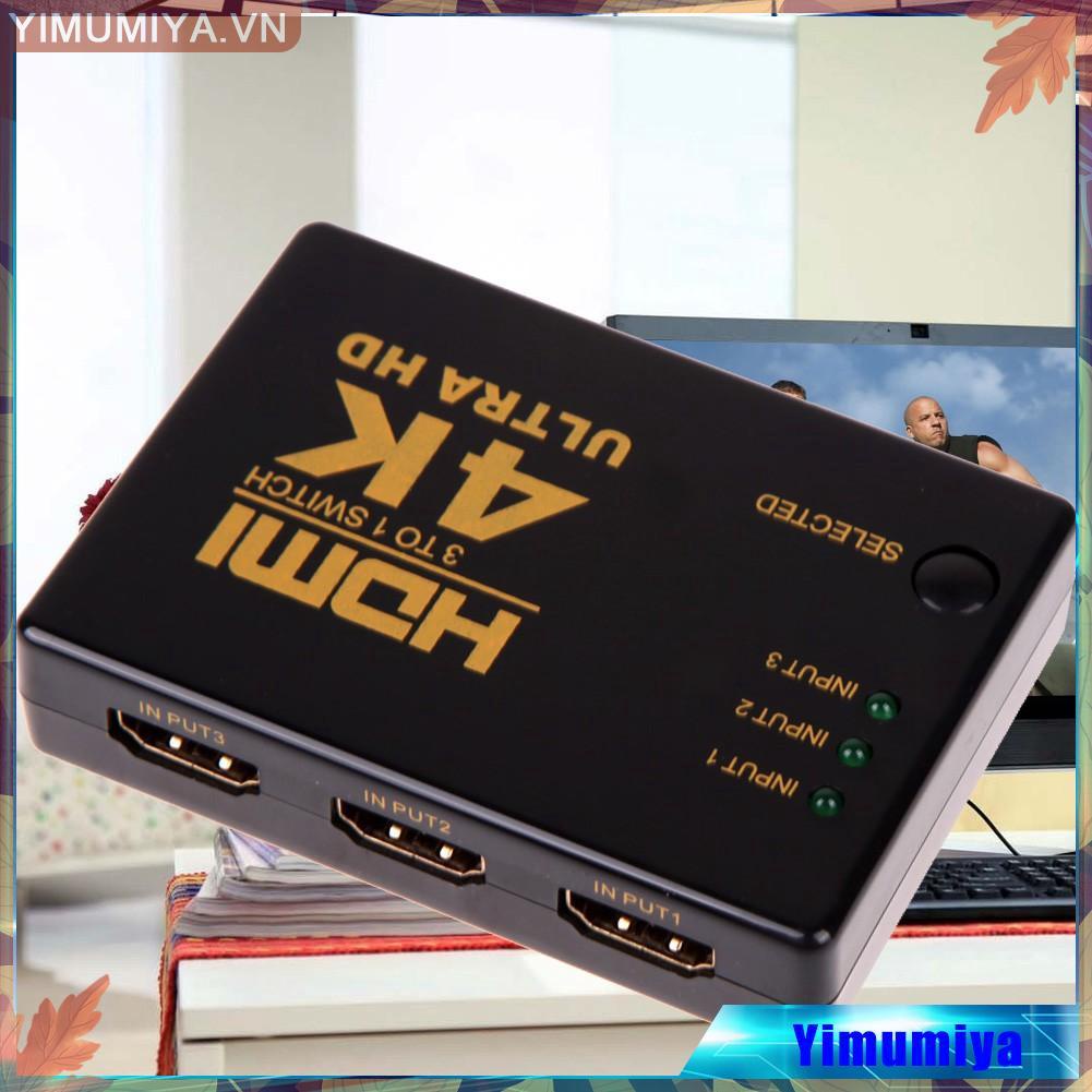 Hub chia cổng 3 trong 1 HDMI tiện dụng cho HDTV/máy tính