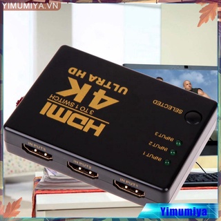 Hub chia cổng 3 trong 1 HDMI tiện dụng cho HDTV/máy tính