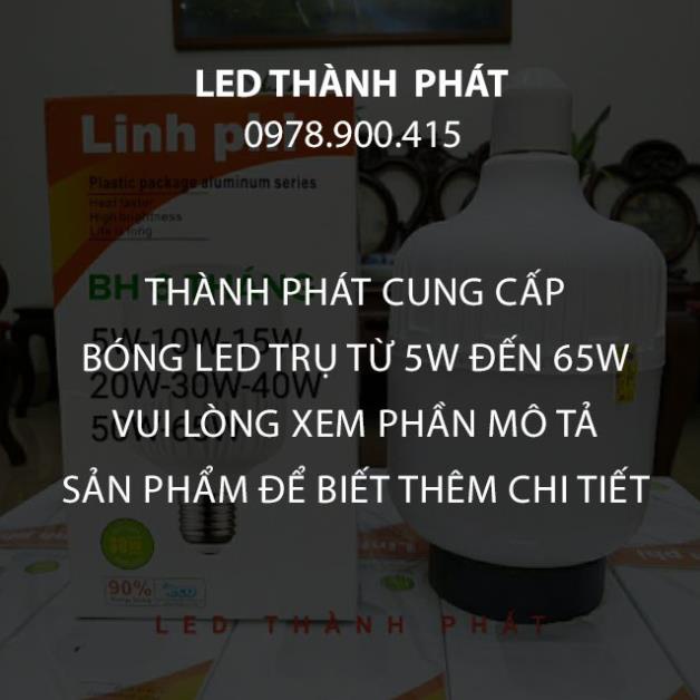 Bóng đèn LED BULB Trụ Linh Phi 15W siêu sáng tiết kiệm 80% điện ⚡GIÁ SỐC⚡