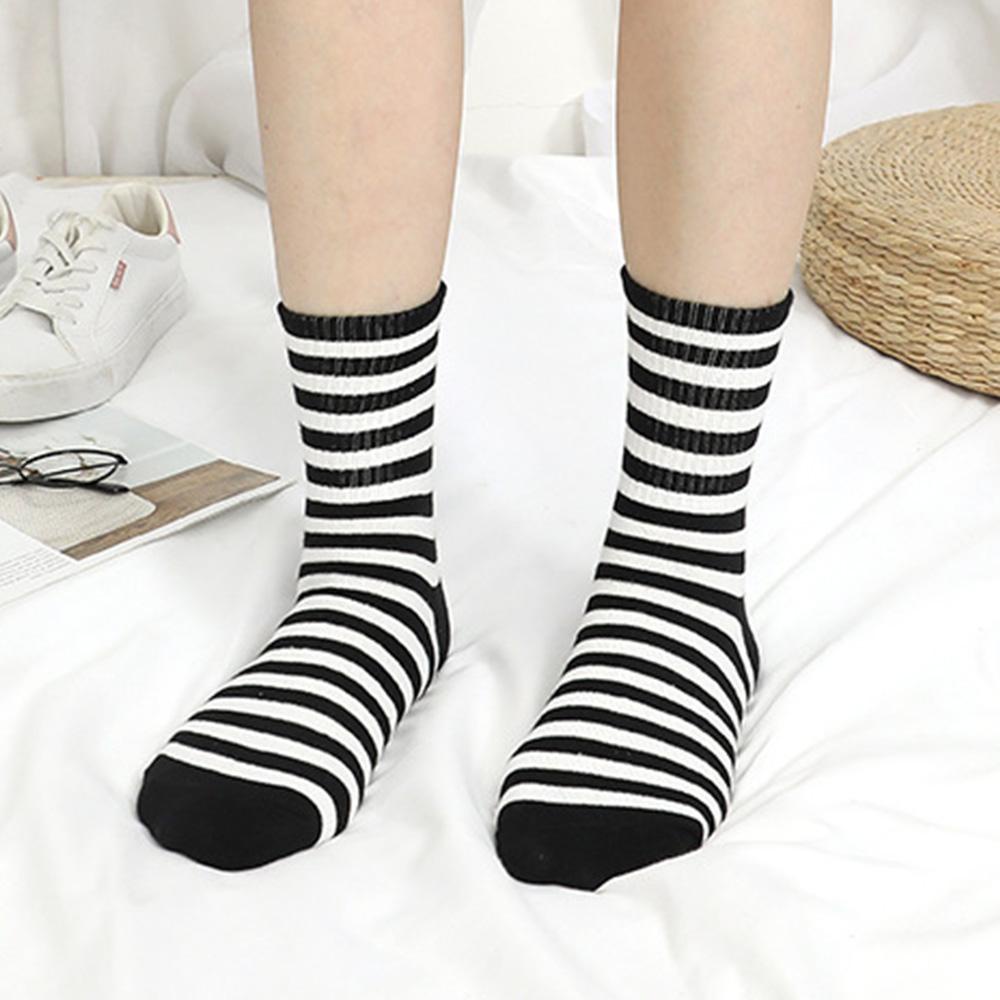 Vớ Cotton Họa Tiết Bò Sữa Hoạt Hình Vui Nhộn Thời Trang Mùa Thu Cho Nữ