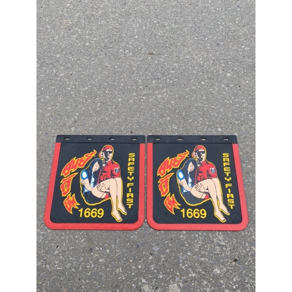 01 cặp chắn bùn thái lan cặp chắn bùn trang trí xe tải