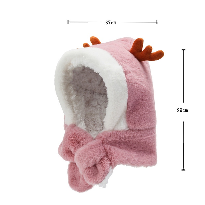 Mũ Len Cho Bé Trai và Gái Nón Kèm Khăn Phong Cách Hàn Quốc Rất Cute