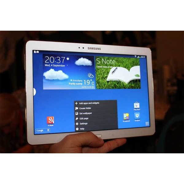 Máy tính bảng Samsung Galaxy Note 10.1 bản wiffi ram 3g bộ nhớ trong 16Gb sẵn 2 phần mềm luyện thi 123, tiếng anh 123 | BigBuy360 - bigbuy360.vn