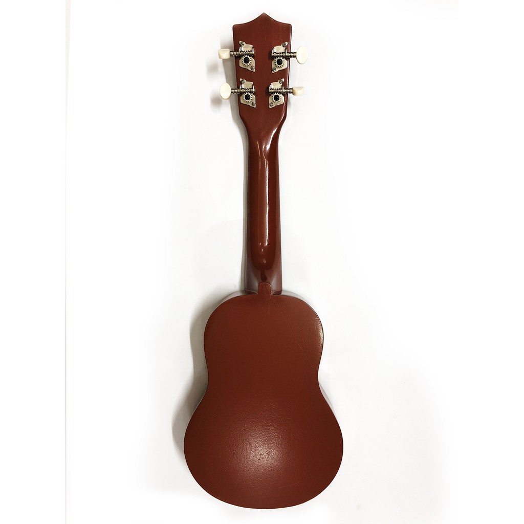 [GIAO NHANH 2H] Đàn Ukulele Gỗ Nâu Chocolate WOIM Soprano Size 21inch 53cm (Mua 1 Tặng 5)