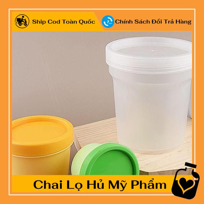 Hủ Đựng Kem ❤ TOP GIÁ RẺ ❤ Hũ ly thái 200g , Hũ nhựa , chai lọ chiết mỹ phẩm , , phụ kiện du lịch