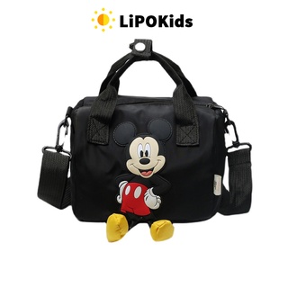 Túi đeo chéo hình mickey cho bé đi du lịch, Túi đeo chéo thời trang trẻ em cao cấp - TB019zaramickeyDE