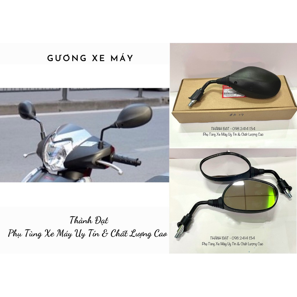 Gương, Kính chiếu hậu dành cho Air Blade(AB) Vision Lead 2014-2016 chính hãng Honda