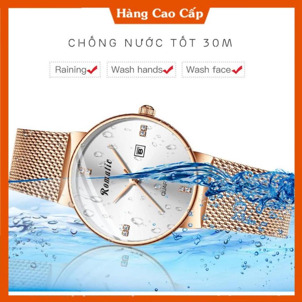 ĐỒNG HỒ NỮ ROMATIC ITALIA - DÂY TITANIUM SANG TRỌNG + TẶNG HỘP & PIN | BigBuy360 - bigbuy360.vn