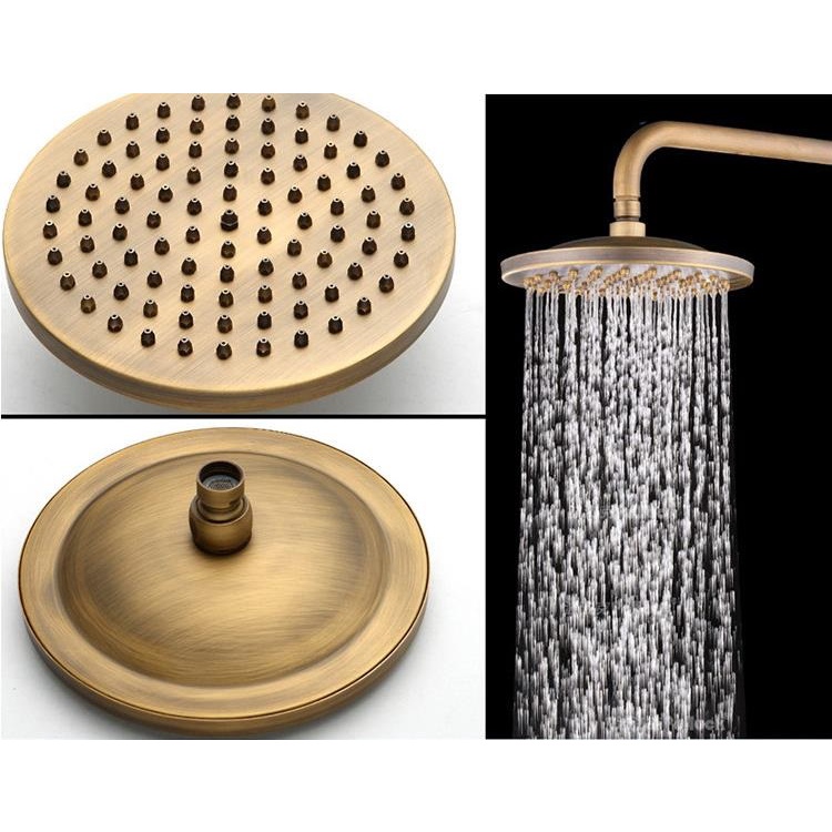 Bộ sen cây tắm đứng nóng lạnh bằng đồng Giả Cổ cao cấp