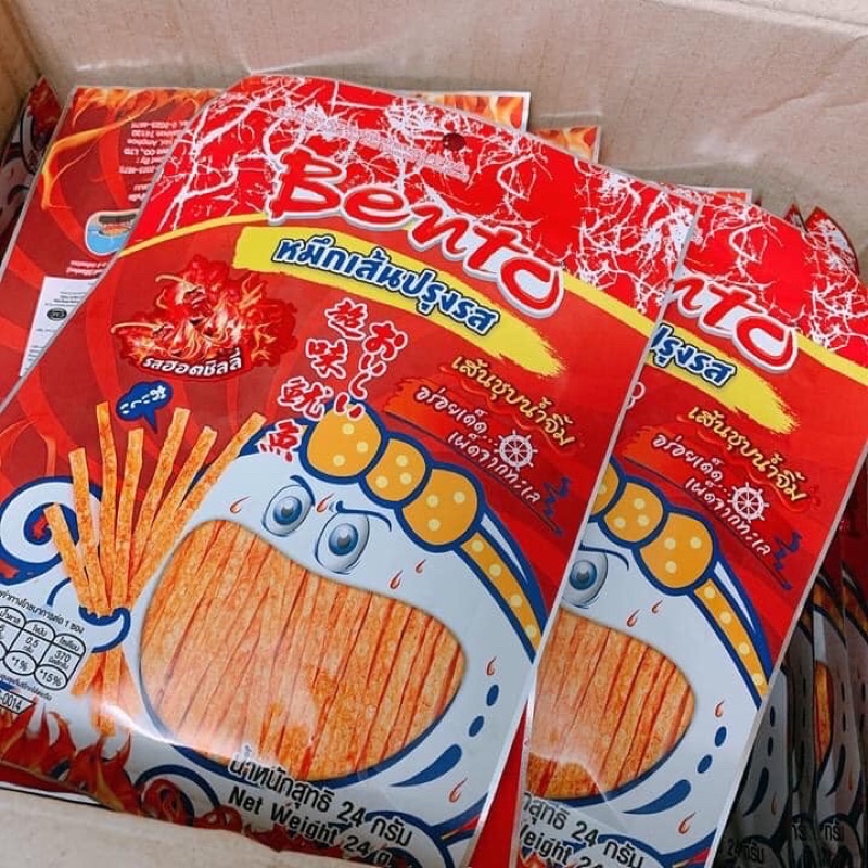 Mực Bento sợi Thái lan 20k/gói 24gr