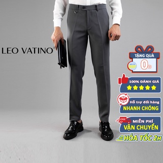 Quần âu nam Galvin tag sắt, quần tây nam co giãn kiểu Hàn Quốc QAGV12 - Leo Vatino