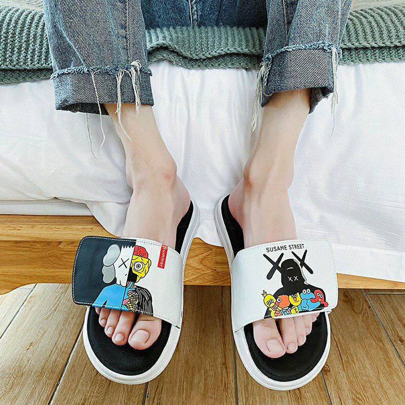 🔥HÀNG SIÊU CẤP🔥Dép nam nữ quai gián cao cấp, đế siêu nhẹ và êm chân in họa tiết dễ thương