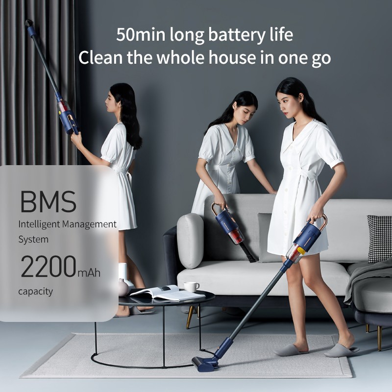 Máy hút bụi không dây Deerma VC20pro Hút bụi 17Kpa có chức năng lau Mopping Mit cầm tay lâu dài