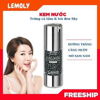 Kem nước trứng cá tầm & Trà đen Sky