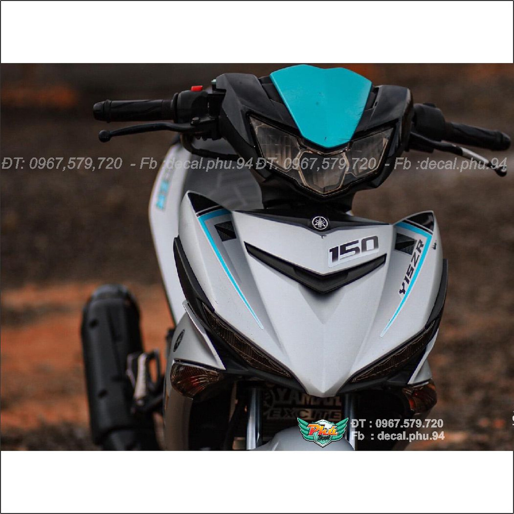 Tem Rời Exciter 150 Y15zr bạc đen xanh (J)