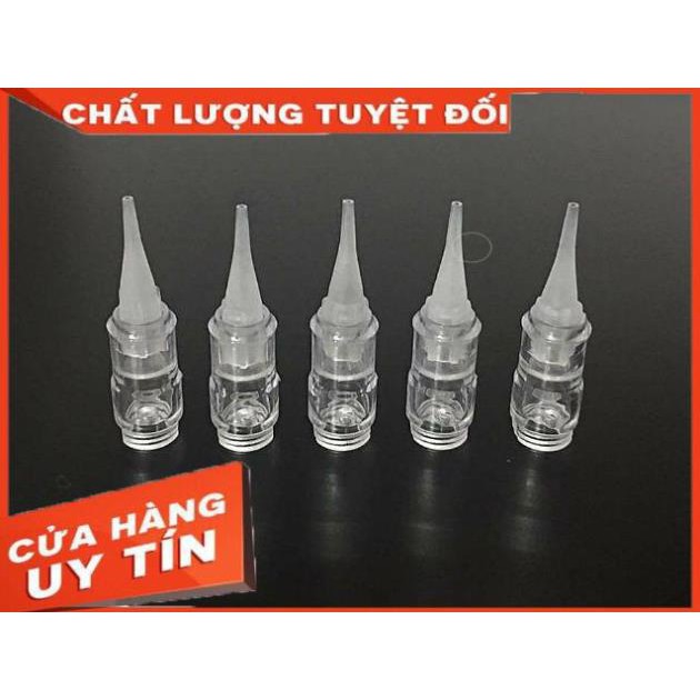 [ FREE SHIP ] Đầu Nhựa Cứng Ghép Máy Thần Thánh (Vỉ 7 đầu) đồ phun xăm, dụng cụ phun xăm thẩm mỹ