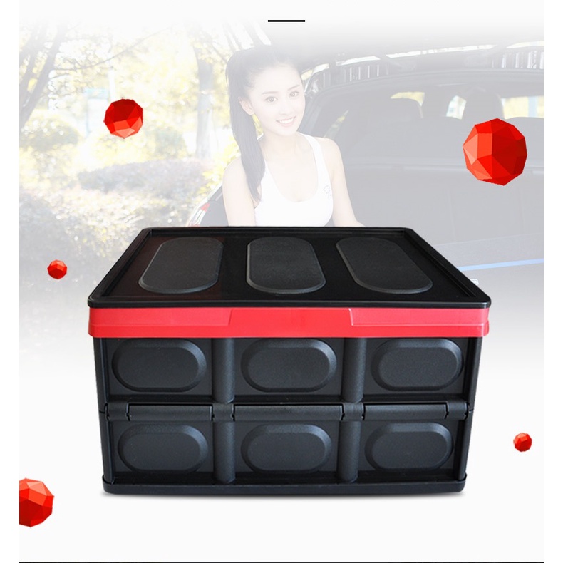 Thùng Đựng Đồ Ô Tô, Hộp Để Đồ Gấp Gọn Thông Minh, Thùng Đựng Đồ Ô Tô