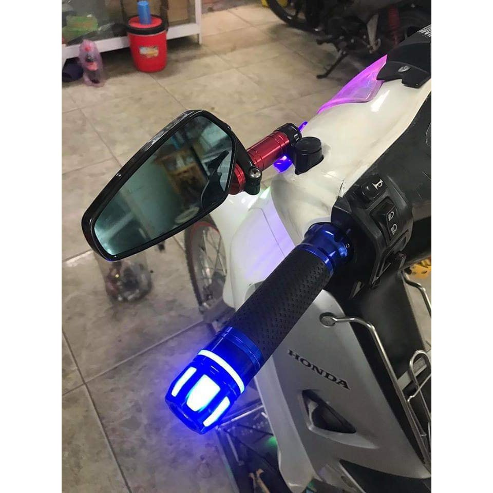 (giá 1 cái) Gù tay lái đèn Led 5 cạnh gắn các loại xe điện, xe máy,moto,pkl