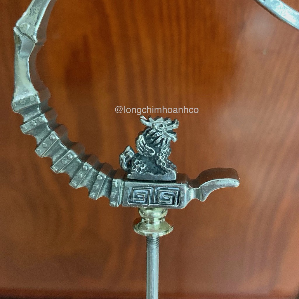 Bộ Móc Nẹp Kỳ Lân Triện Đồng Bạch Khuyên &amp; Đất