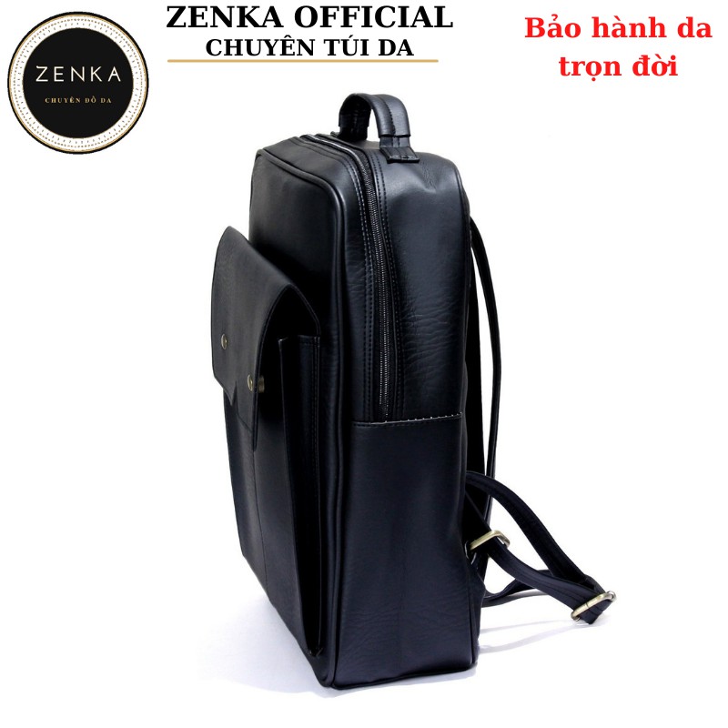 Balo da đựng laptop, ba lô công sở Zenka nhiều ngăn rộng rãi rất tiện dụng_ZBL01_1 | BigBuy360 - bigbuy360.vn