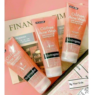 Sữa rửa mặt Neutrogena Oil Free Acne Wash Pink Grapefruit Scrub 124ml