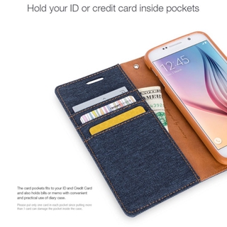 Bao da iPhone 6 plus, iPhone 6s plus Mercury Canvas Diary chính hãng