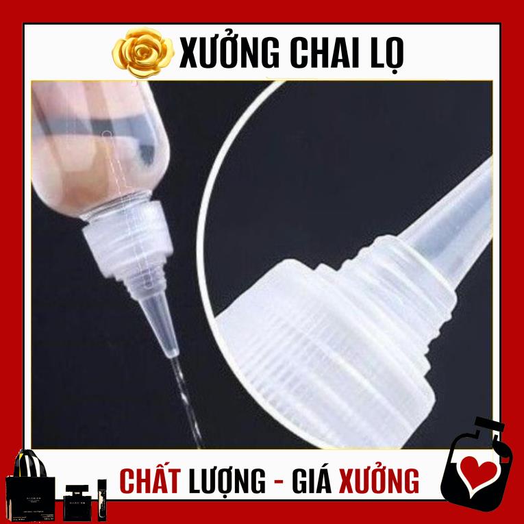 Chai Chiết Mĩ Phẩm ❤ TOP GIÁ RẺ ❤ [20ml] Chai nhựa pet nút nhọn , chai chiết mực , , phụ kiện du lịch