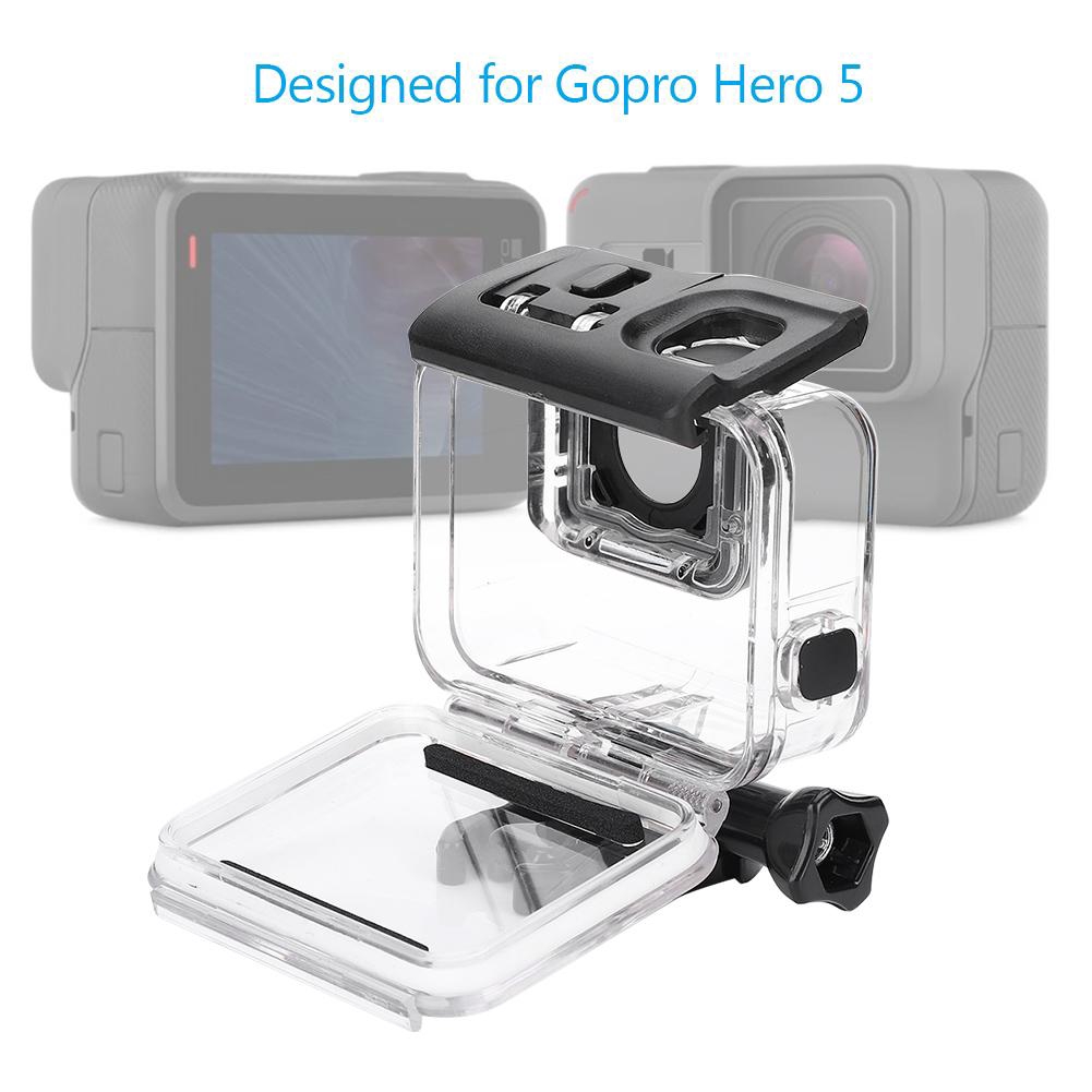 Hộp bảo vệ chống nước 45mm hỗ trợ lặn cho Gopro Hero 5