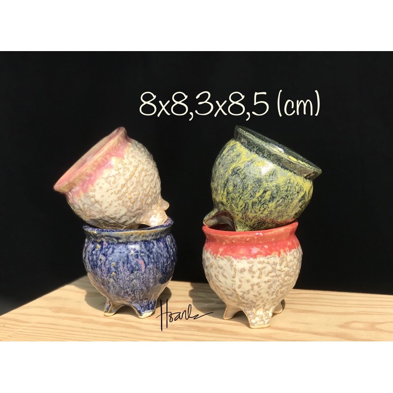 Chậu xuất Hàn - chậu trồng sen đá/xương rồng 856