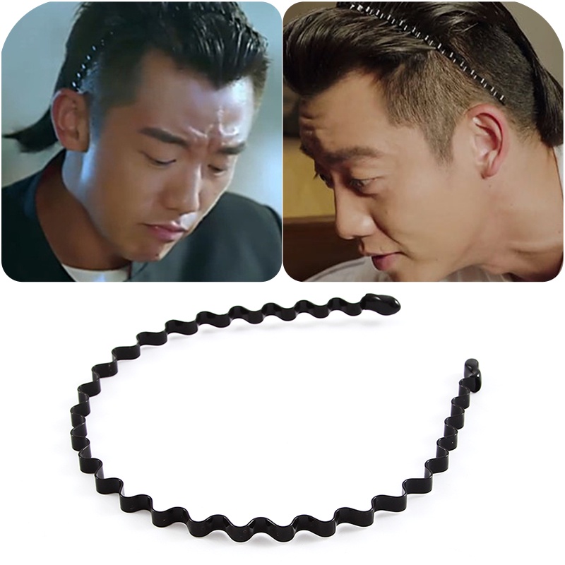 Kẹp Tóc Thể Thao Gợn Sóng Đơn Giản Thời Trang Hàn Quốc Cho Nam