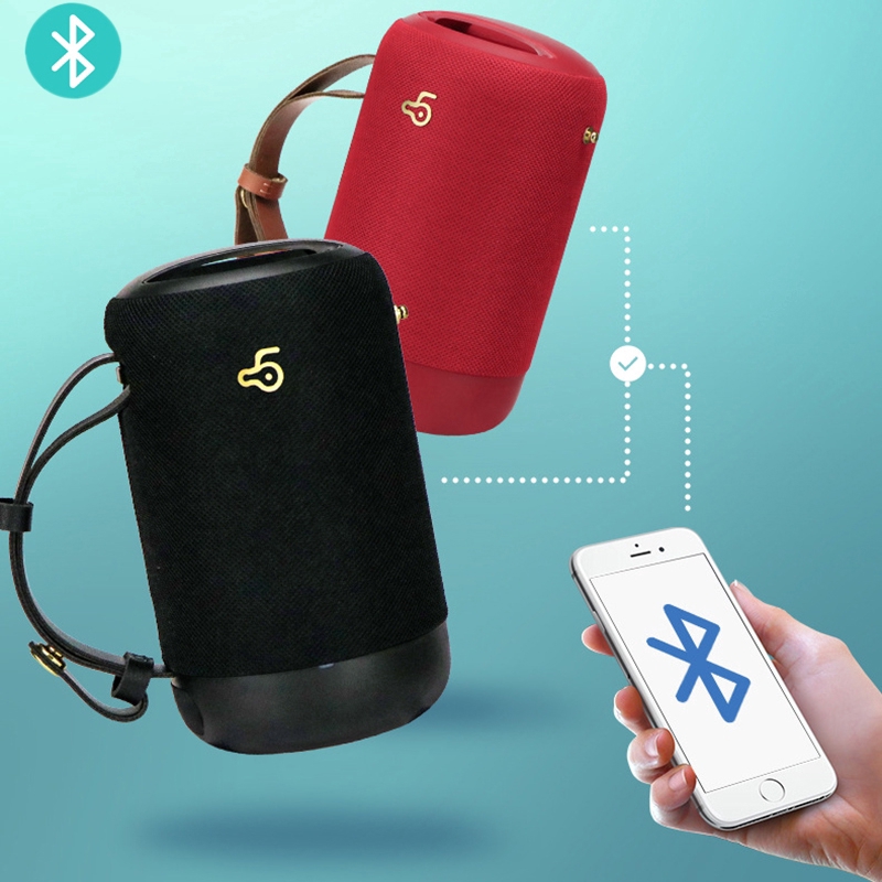 Loa nghe nhạc TWS kết nối bluetooth 5.0 5W chất âm HiFi bass kiểu dáng thể thao