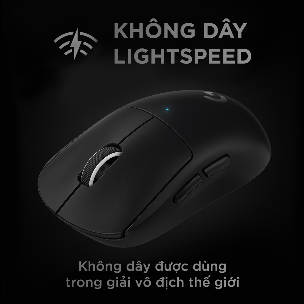 [Mã ELLOGIWL5 giảm 10% đơn 500K] Chuột game không dây Logitech G Pro X Superlight - Siêu nhẹ, 5 nút lập trình, pin lâu