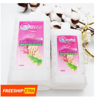 Nước rửa móng ( Axeton Quyên ) cao cấp 500ml -1000ml