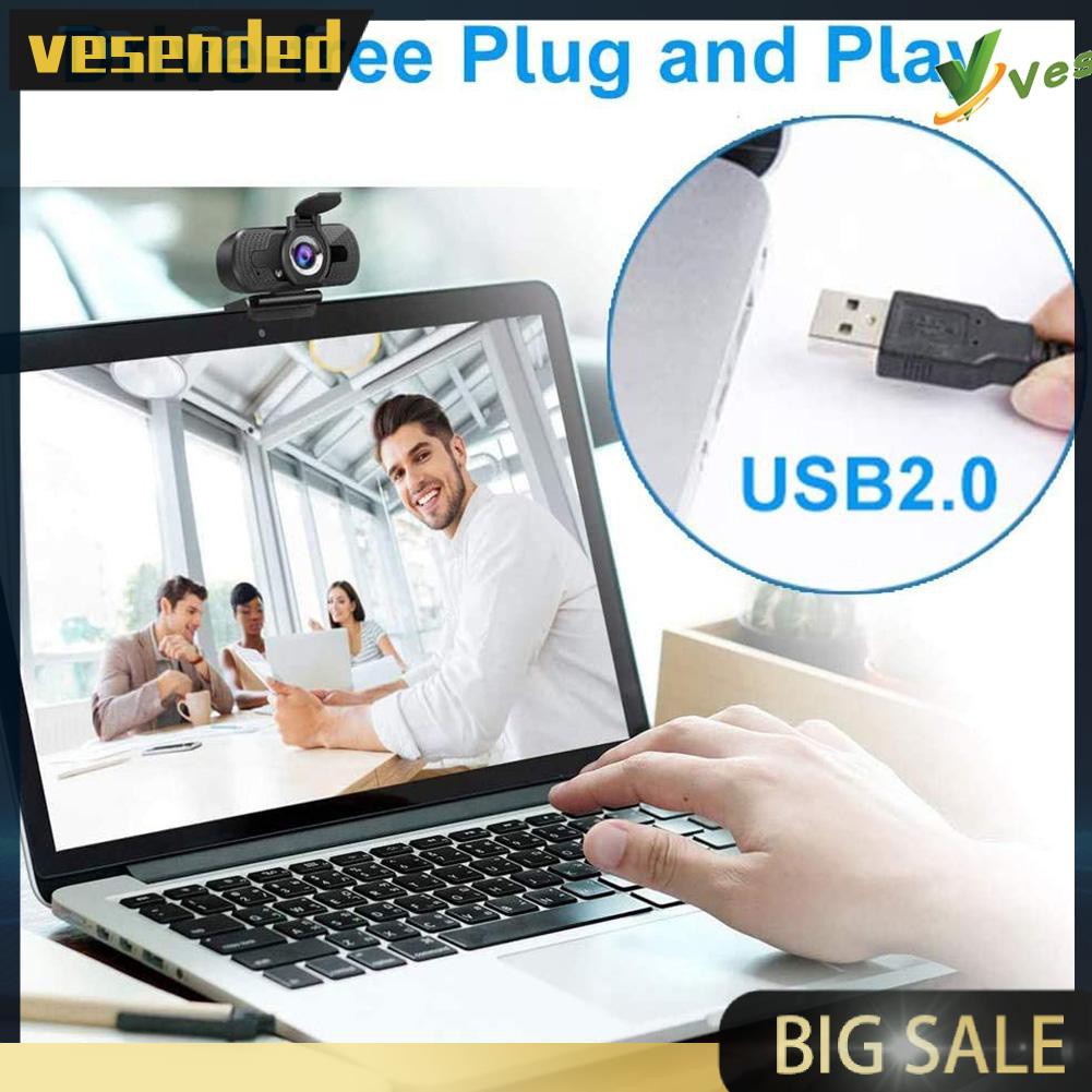 Webcam Full Hd 1080p Tích Hợp Micro Cho Máy Tính