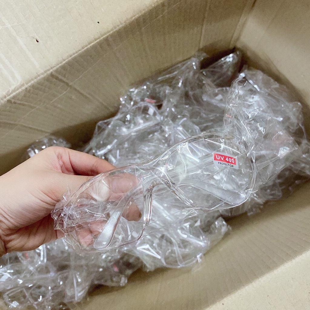 Kính bảo hộ lao động UV400 ôm mặt _ LOOK