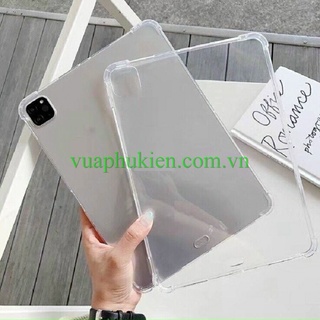 Ốp lưng dẻo chống sốc iPad Pro 11 12.9 2021 2022, Case Mini 6, Air 3 4 10.5 10.9" 2020 Gen 7 8 10.2 9.7 inch trong suốt