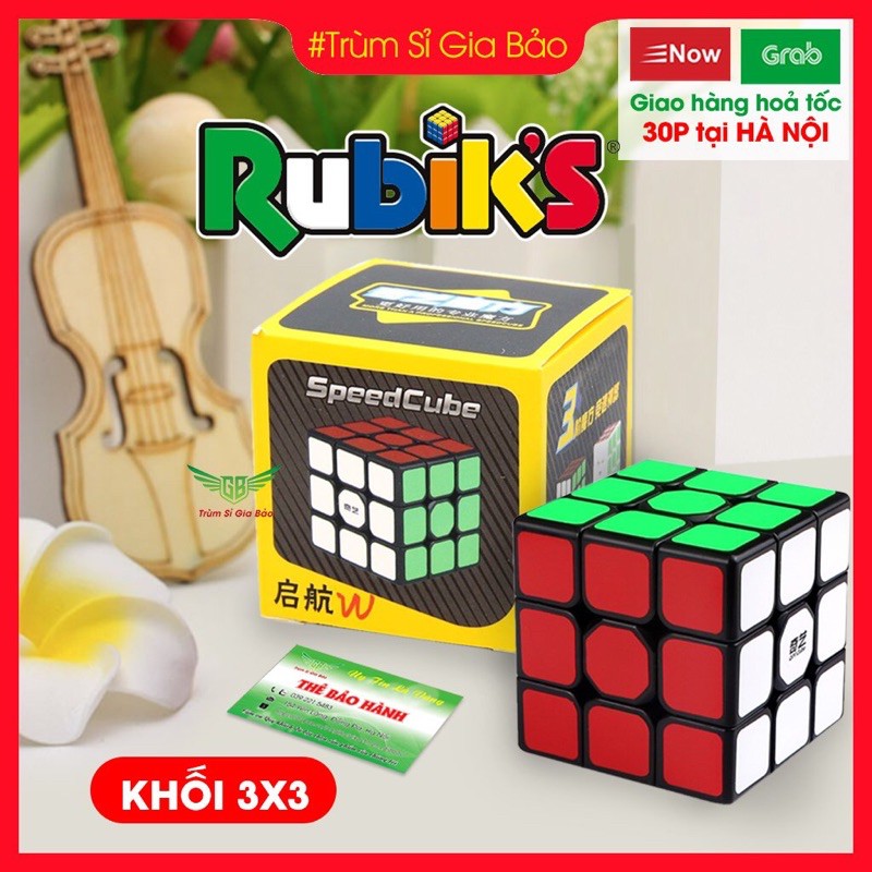 Rubik 3x3 Qiyi Sail W Rubic 3 Tầng Giá Rẻ Khối Lập Phương Ma Thuật Xoay Siêu Mượt , Lõi Cứng Cáp.